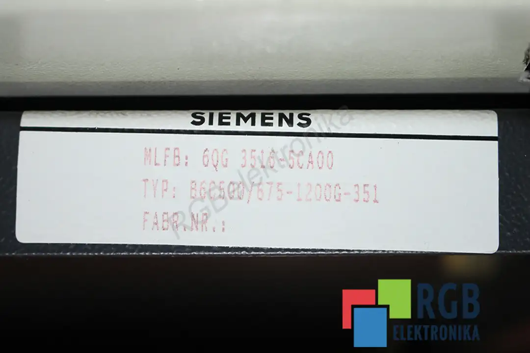 servis 6qg3516-5ca00 SIEMENS