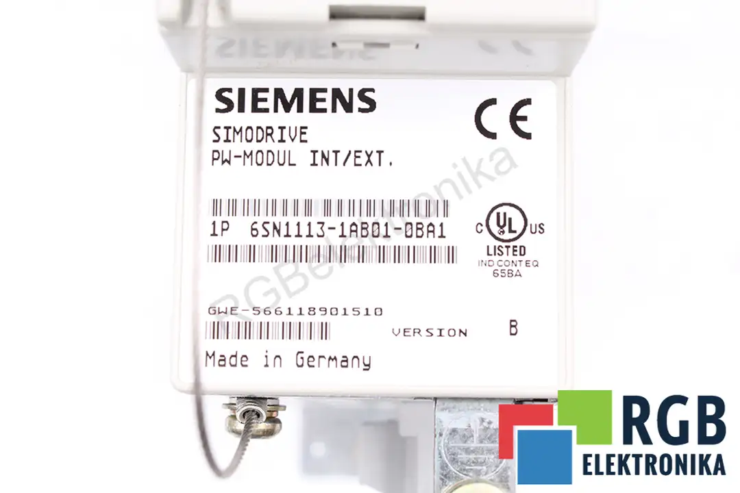 6SN1113-1AB01-0BA1 VERSION B SIEMENS