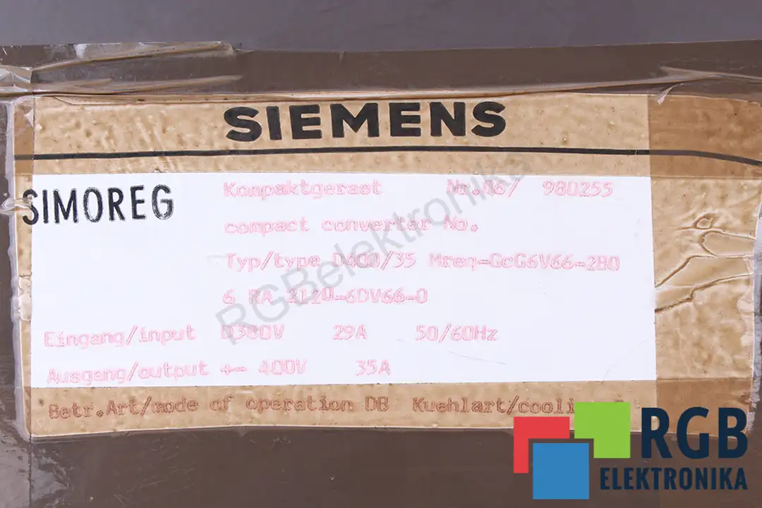 6RA2120-6DV66-0 SIEMENS