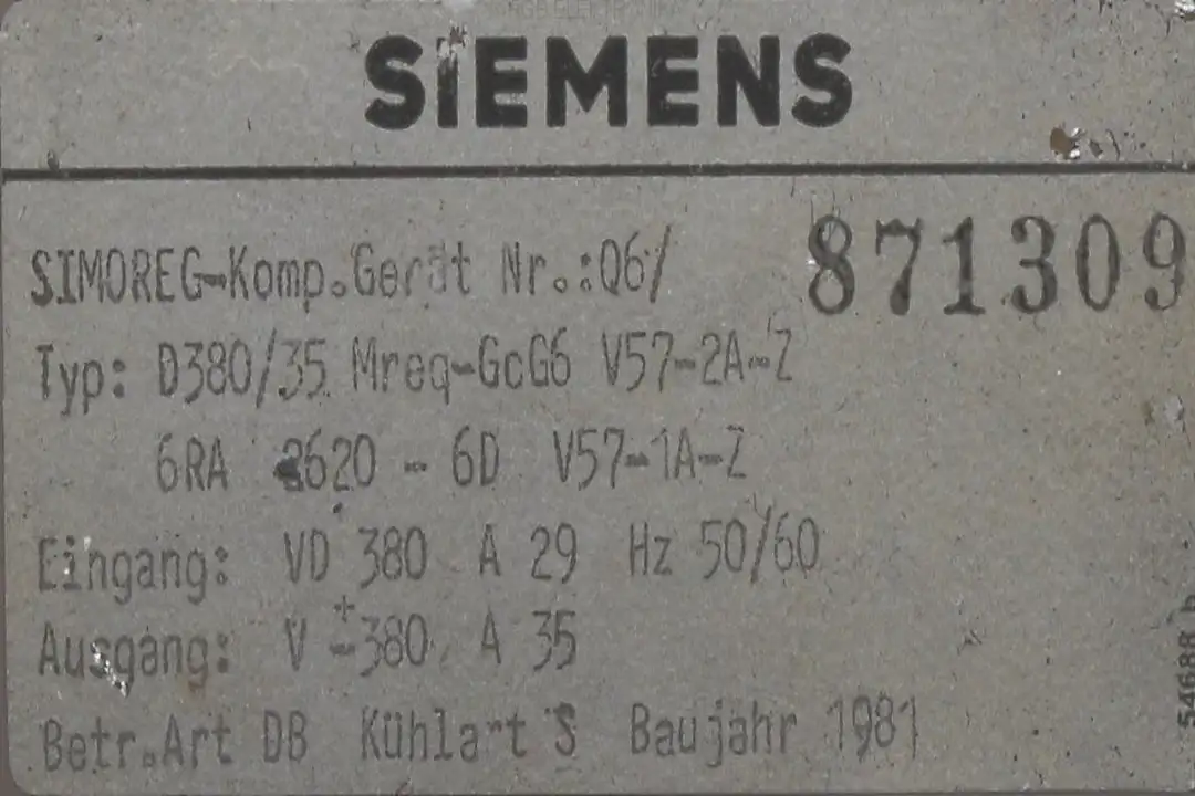 6RA2620-6D V57-1A-Z SIEMENS