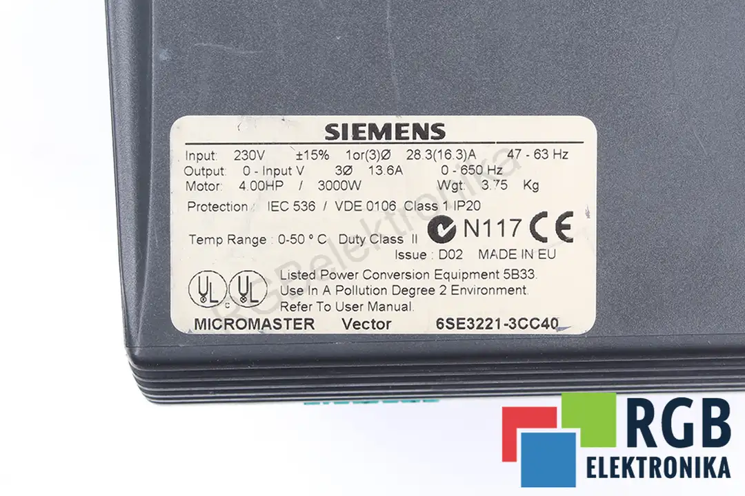 6SE3221-3CC40 SIEMENS