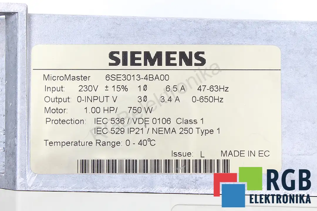 6SE3013-4BA00 SIEMENS