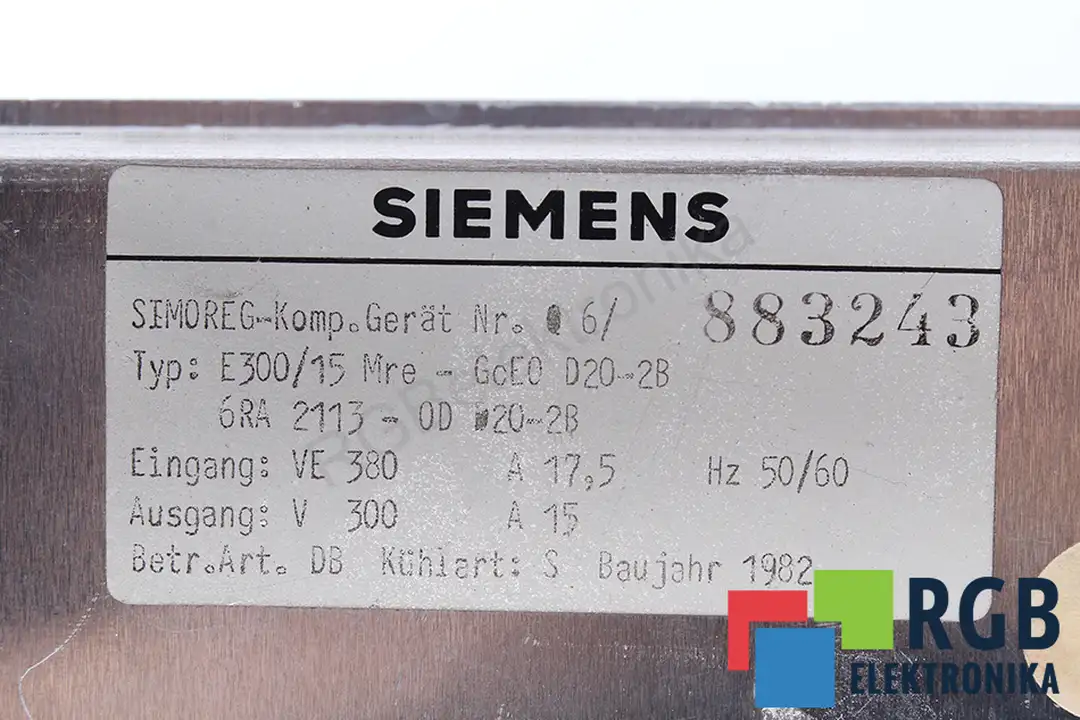 6RA2113-0DD20-2B SIEMENS