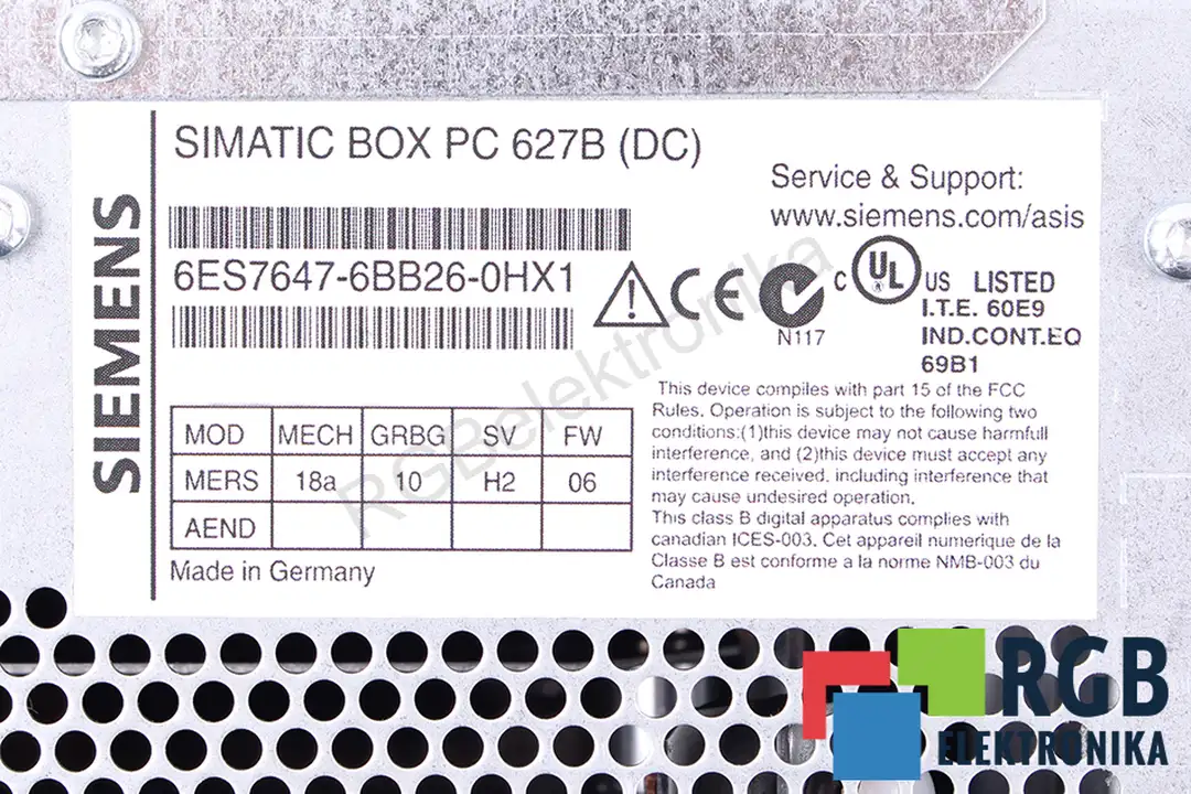 6ES7647-6BB26-0HX1 SIEMENS