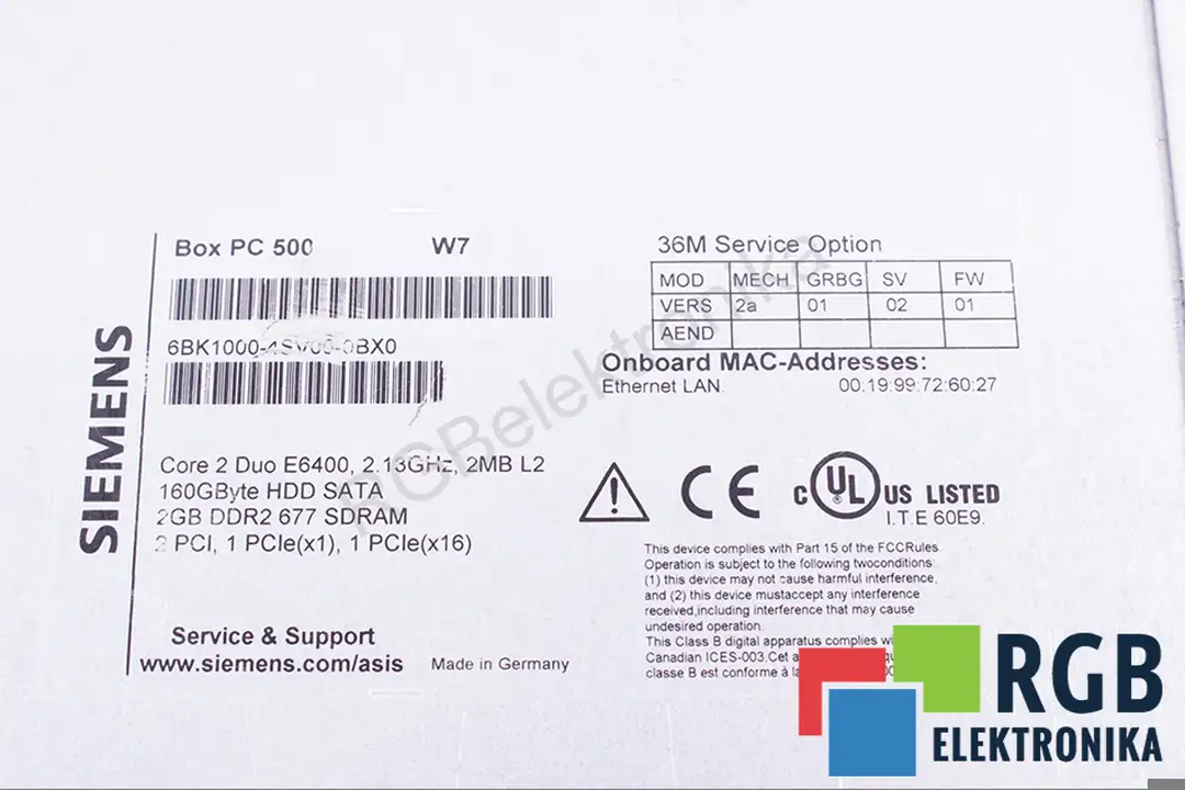 6bk1000-4sv00-0bx0 SIEMENS oprava