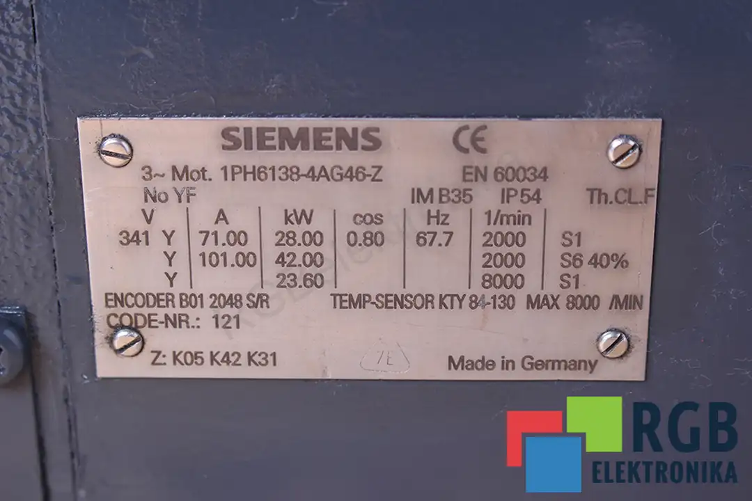 1ph6138-4ag46-z-z--k05-k42-k31 SIEMENS oprava