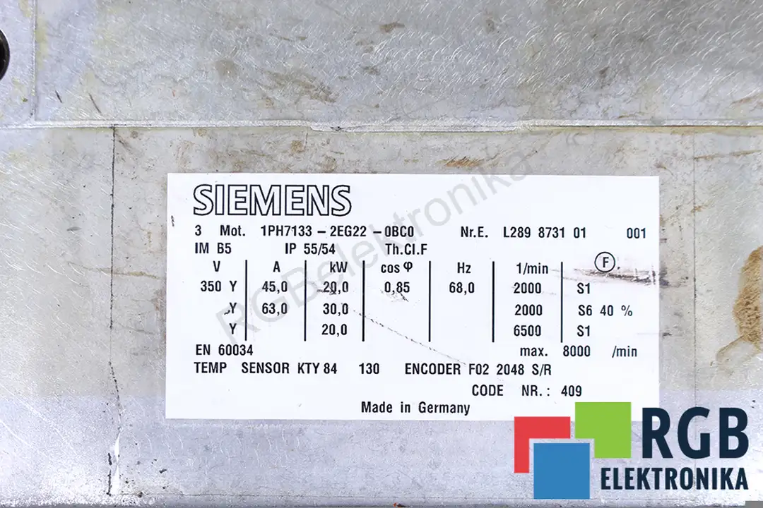 1ph7133-2eg22-0bc0 SIEMENS oprava