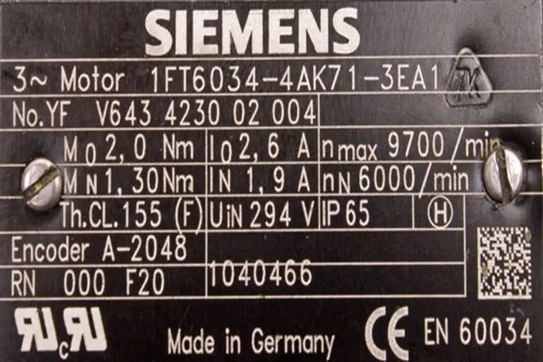 servis 1ft6034-4ak71-3ea1-ft6 SIEMENS