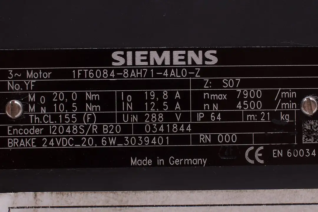 servis 1ft6084-8ah71-4al0-z SIEMENS