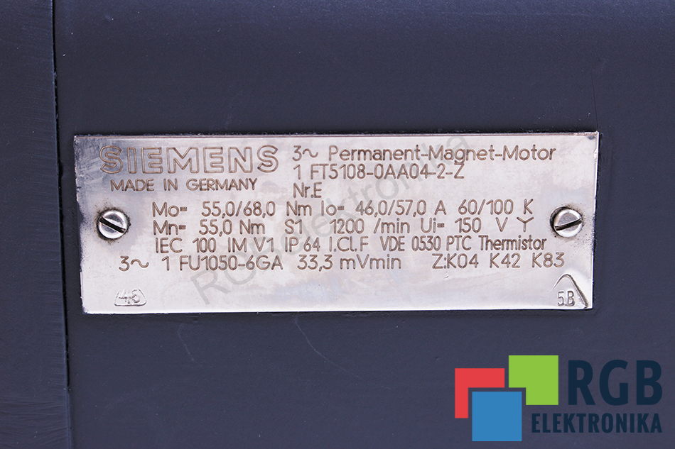 1FT5108-0AA04-2-Z SIEMENS