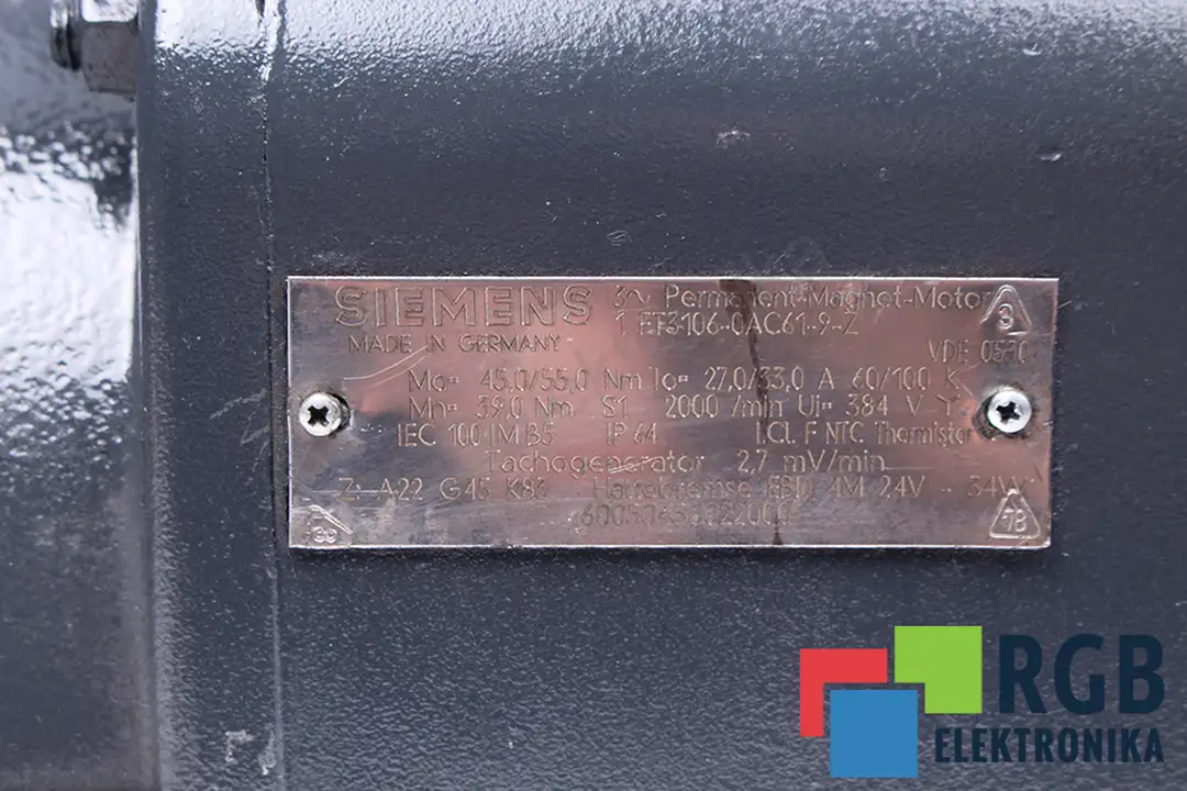 1FT3106-0AC61-9-Z Z A22 G45 K85 SIEMENS