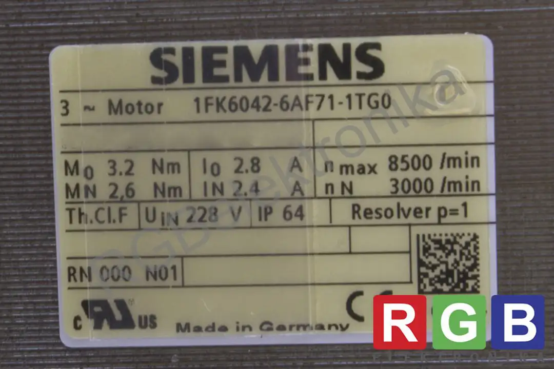 1FK6042-6AF71-1TG0 SIEMENS