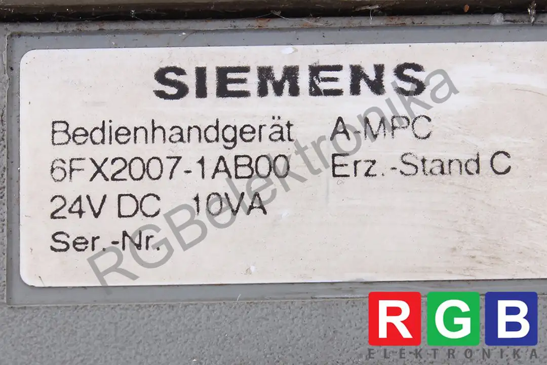 servis 6fx2007-1ab00 SIEMENS