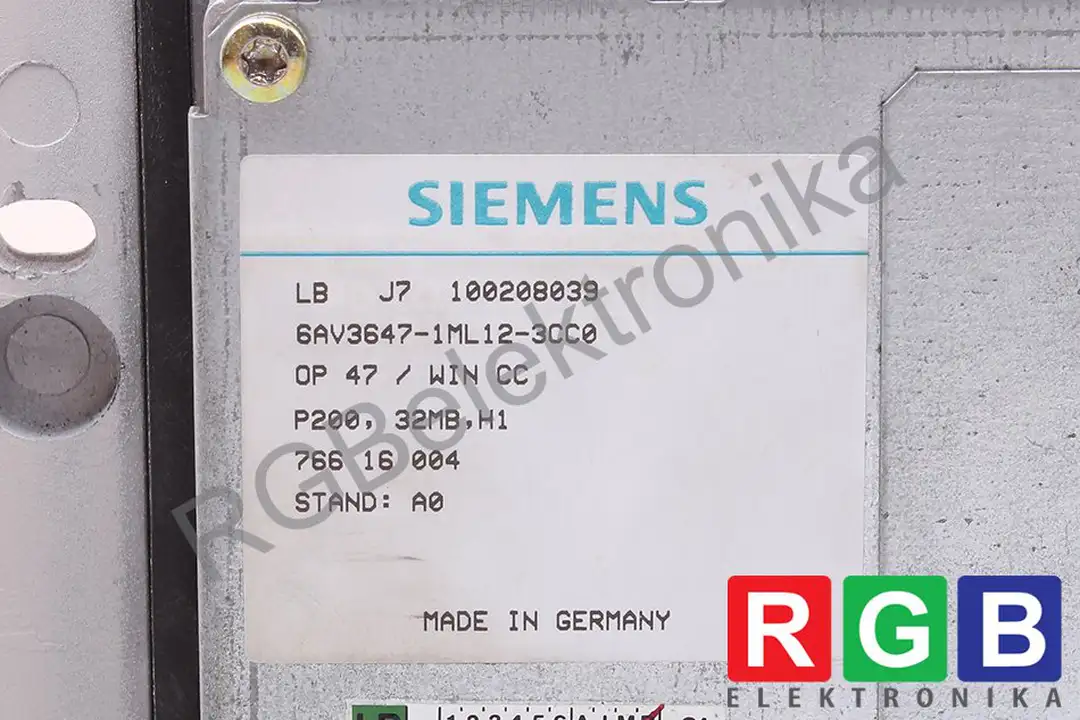 6AV3647-1ML12-3CC0 SIEMENS