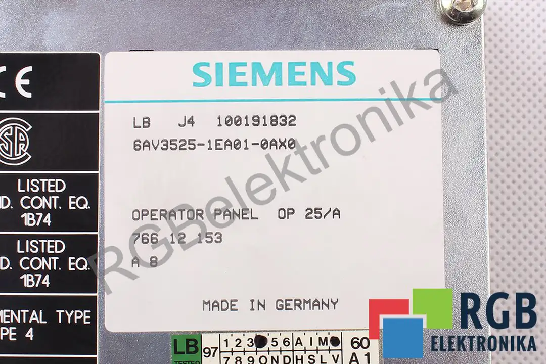 6av3-525-1ea01-0ax0_13432 SIEMENS oprava