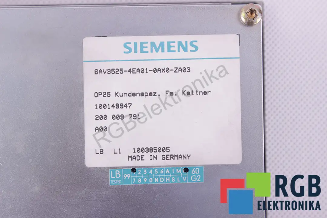 6AV3525-4EA01-0AX0-ZA03 SIEMENS