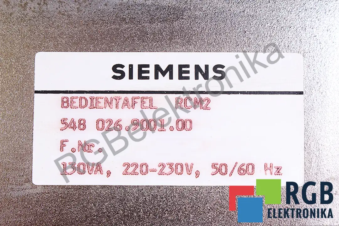 RCM2 SIEMENS