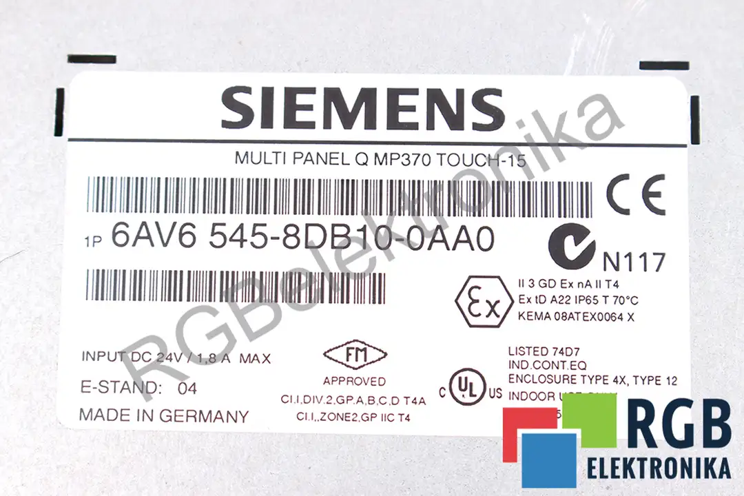 6AV6545-8DB10-0AA0 SIEMENS