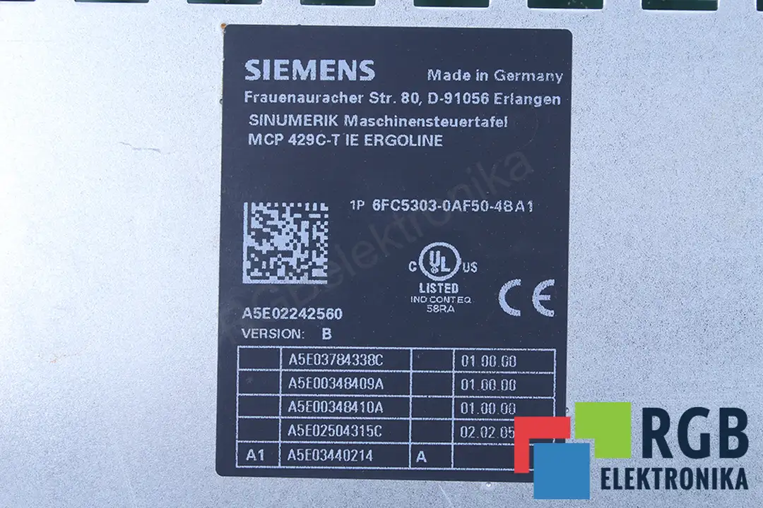 6FC5303-0AF50-4BA1 SIEMENS