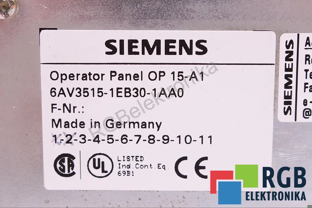 6AV3515-1EB30-1AA0 SIEMENS