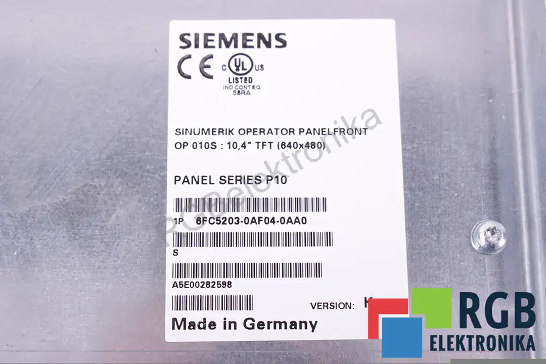 6FC5203-0AF04-0AA0 SIEMENS