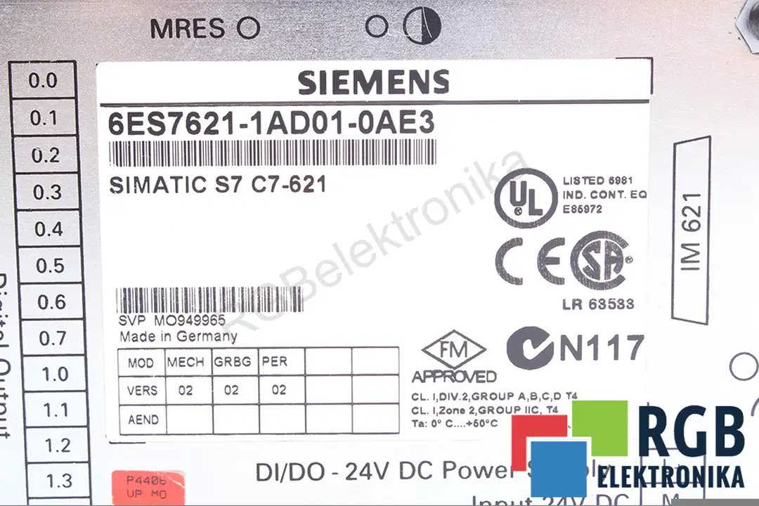 6ES7621-1AD01-0AE3 SIEMENS