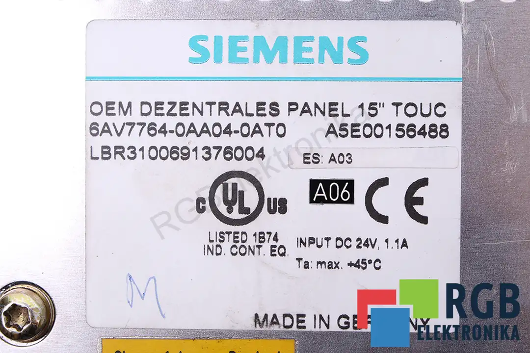 6AV7764-0AA04-0AT0 SIEMENS