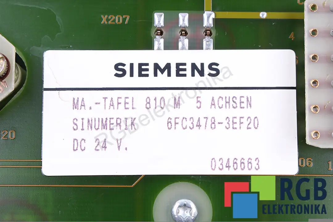 6fc3478-3ef20 SIEMENS oprava