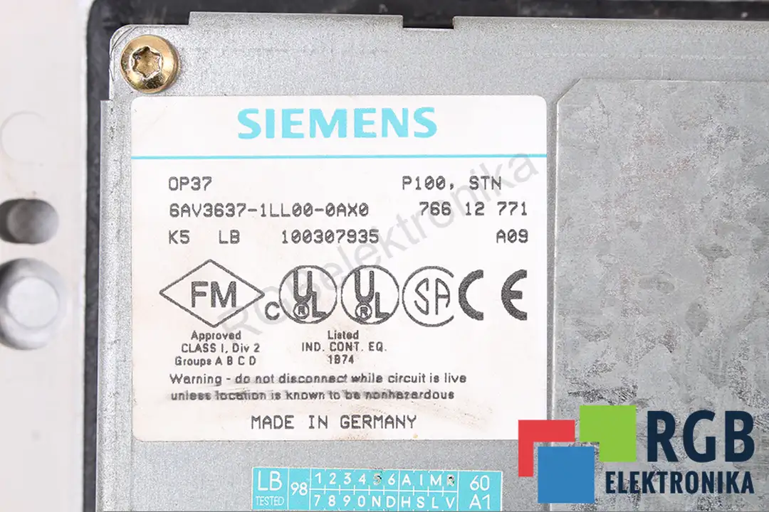 servis 6av3637-1ll00-0ax0 SIEMENS