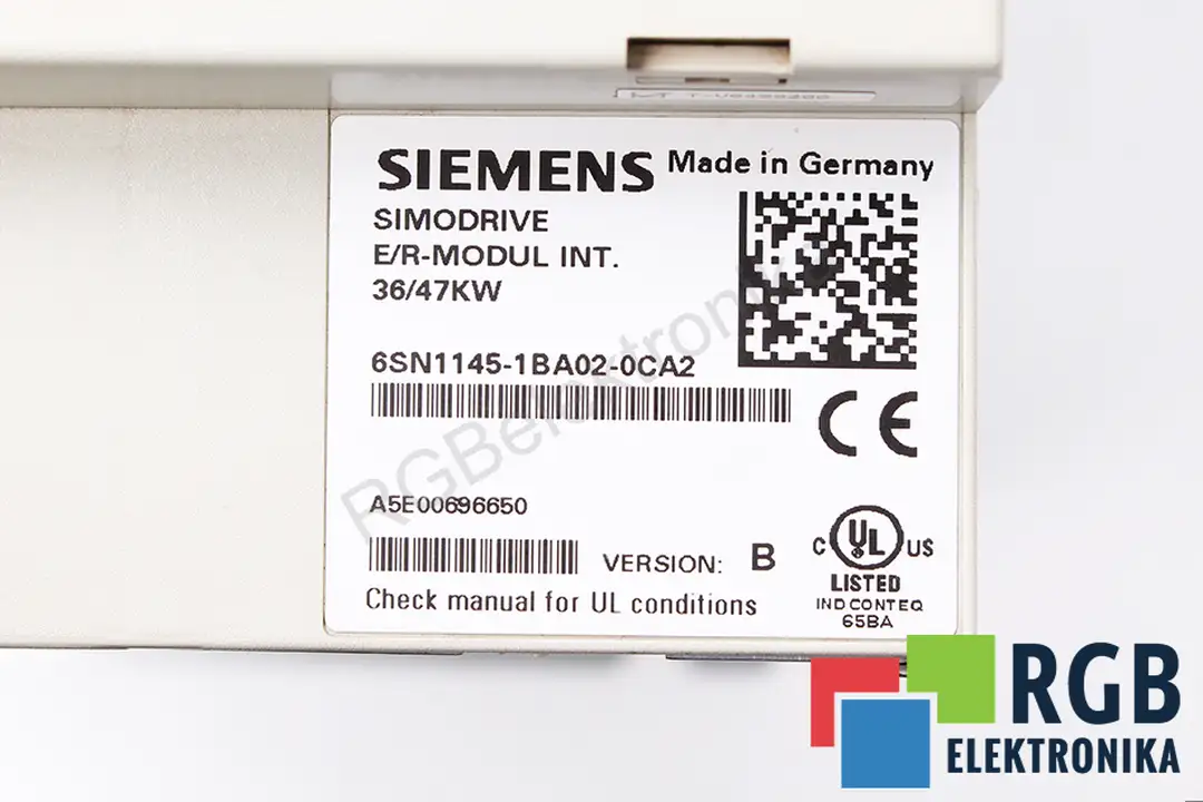 servis 6sn1145-1ba02-0ca2-ver-b SIEMENS