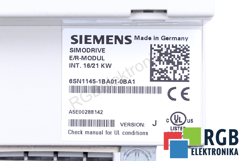 6SN1145-1BA01-0BA1 VER. J SIEMENS