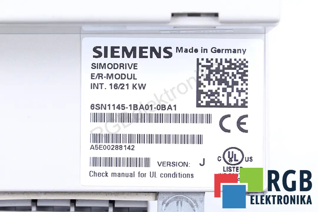 6SN1145-1BA01-0BA1 VER. J SIEMENS