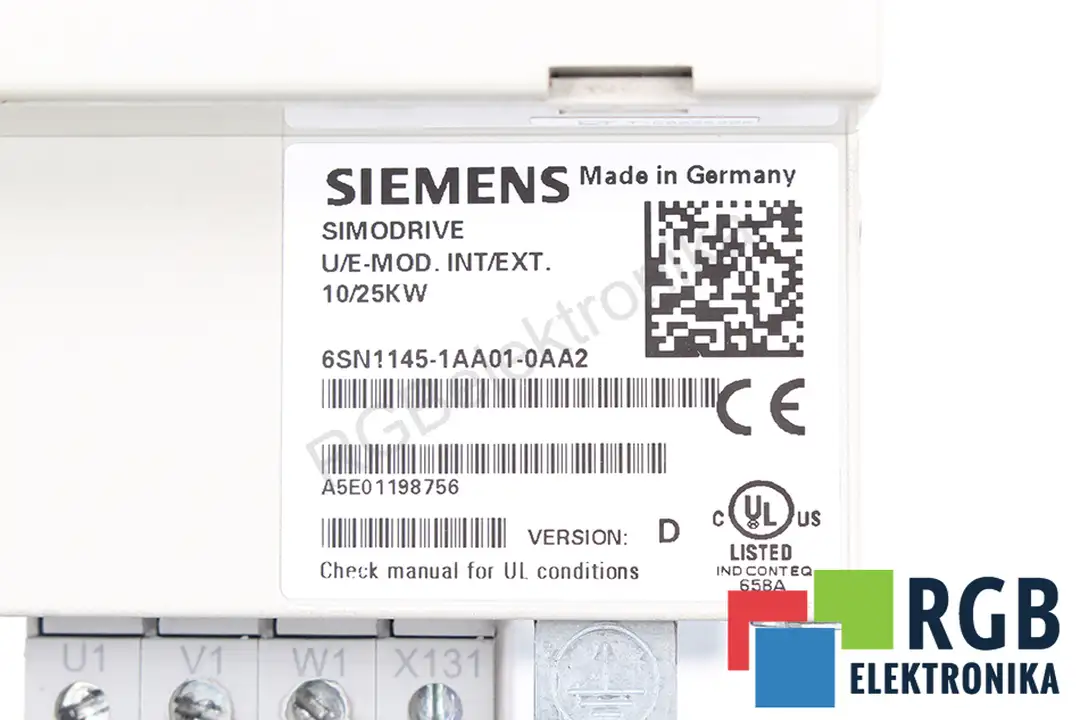 6SN1145-1AA01-0AA2 VER. D SIEMENS