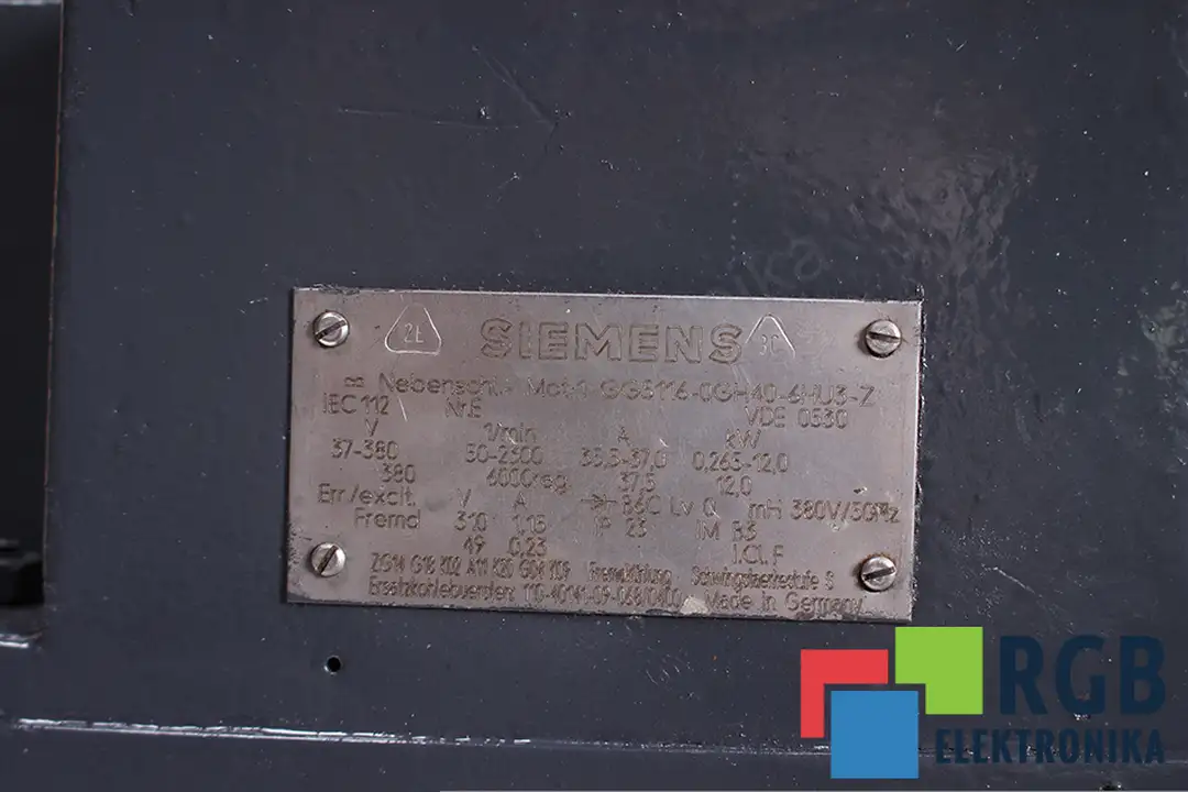 1GG5116-0GH40-6HU3-Z Z:G14 G18 K02 A11 K20 G04 K09 SIEMENS