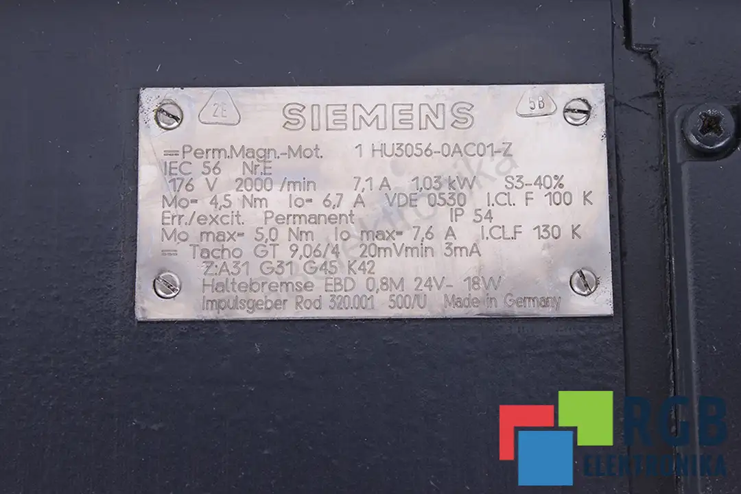 1HU3058-0AC01-Z Z: A31 G31 G45 K42 SIEMENS