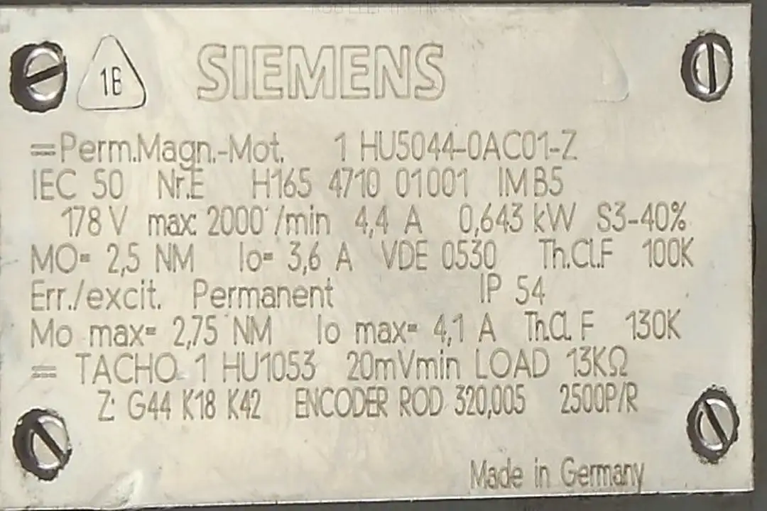 1 HU5044-0AC01-Z SIEMENS