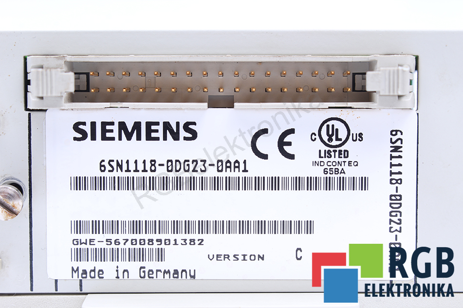 6SN1118-0DG23-0AA1 VER.C SIEMENS