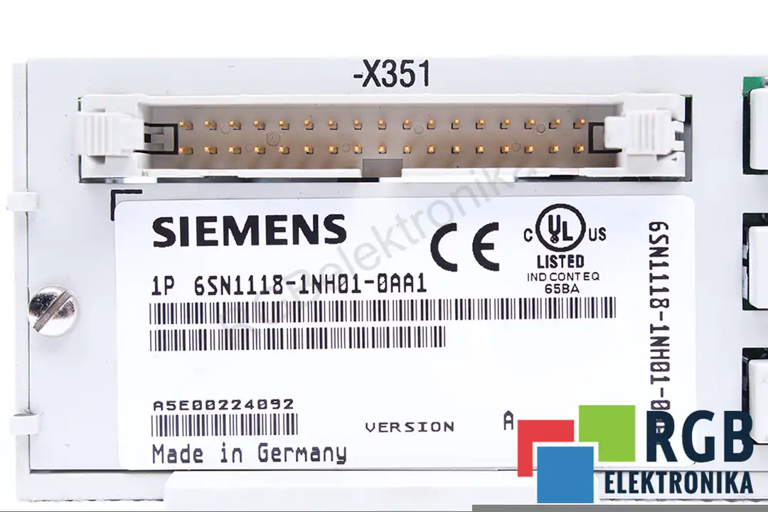 6SN1118-1NH01-0AA1 VER.A SIEMENS