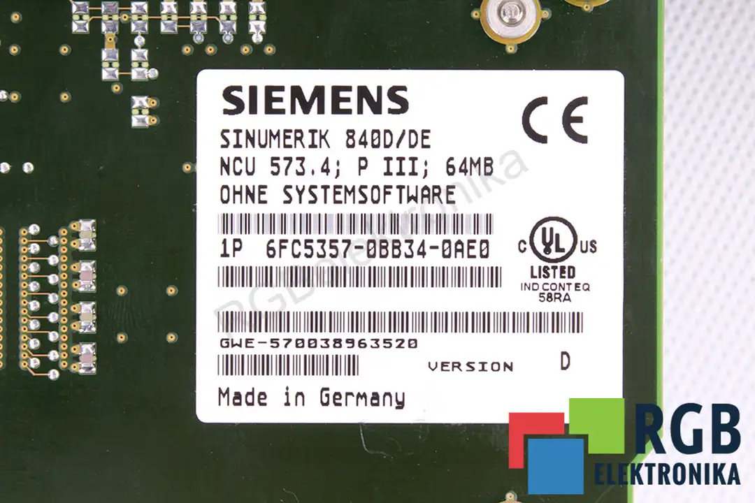 6fc5357-0bb34-0ae0-ver-d SIEMENS oprava