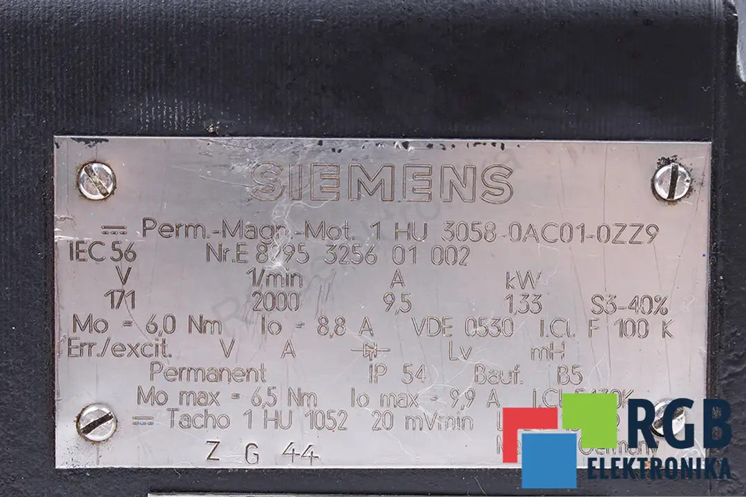 1HU3058-0AC01-0ZZ9 COMMUTATOR SIEMENS