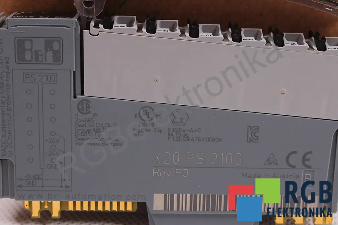 X20PS2100 B&R AUTOMATION