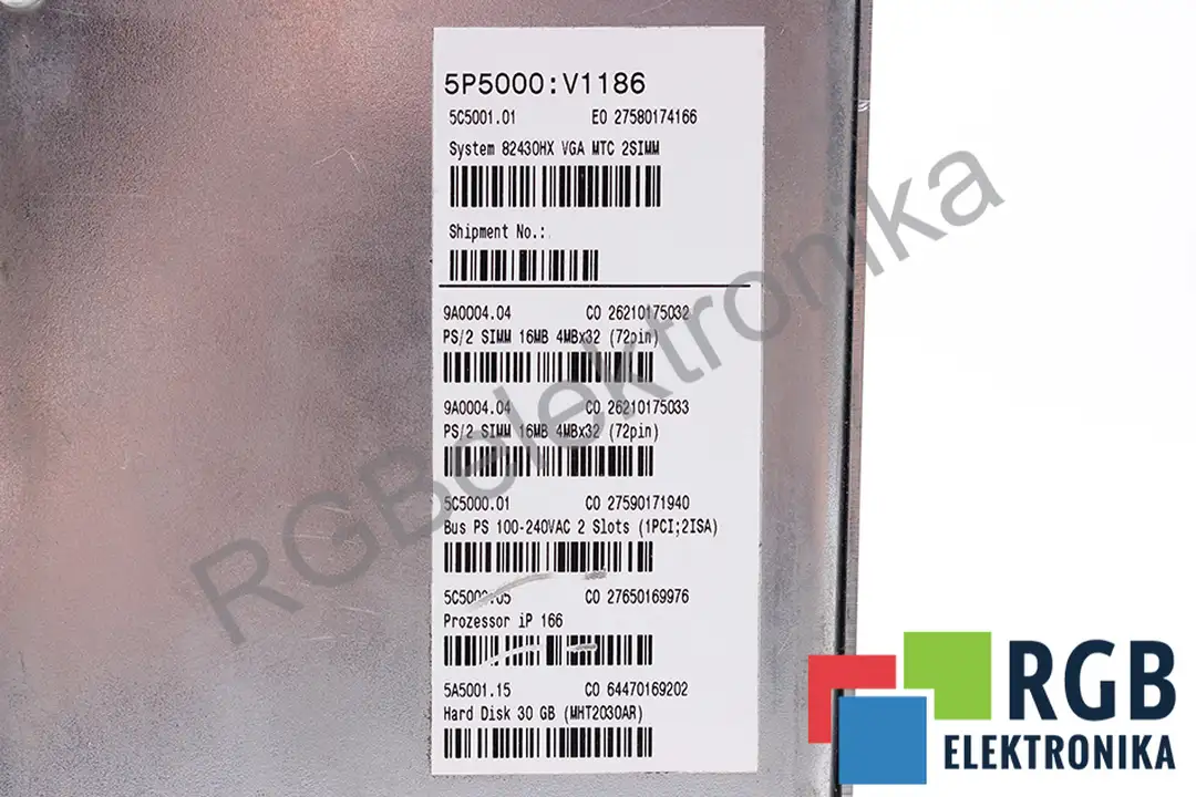 5P5000:V1186 B&R AUTOMATION
