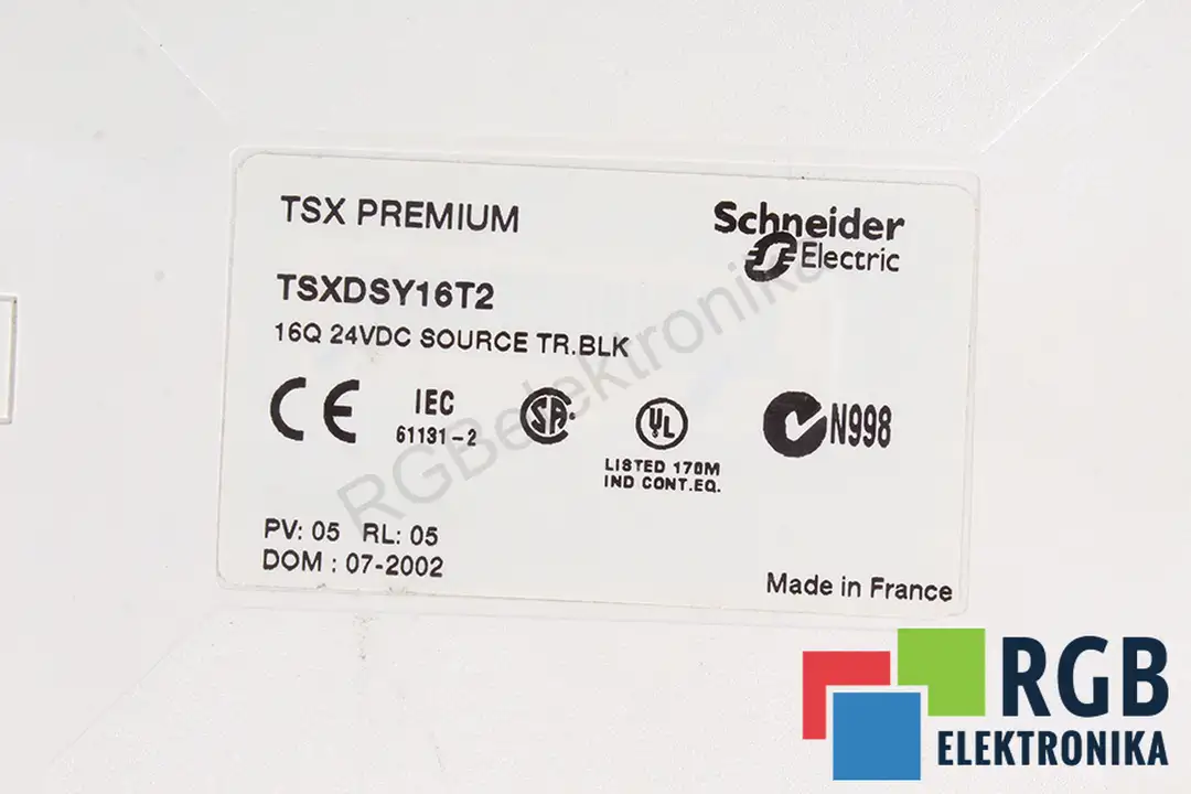 tsxdsy16t2 SCHNEIDER ELECTRIC oprava