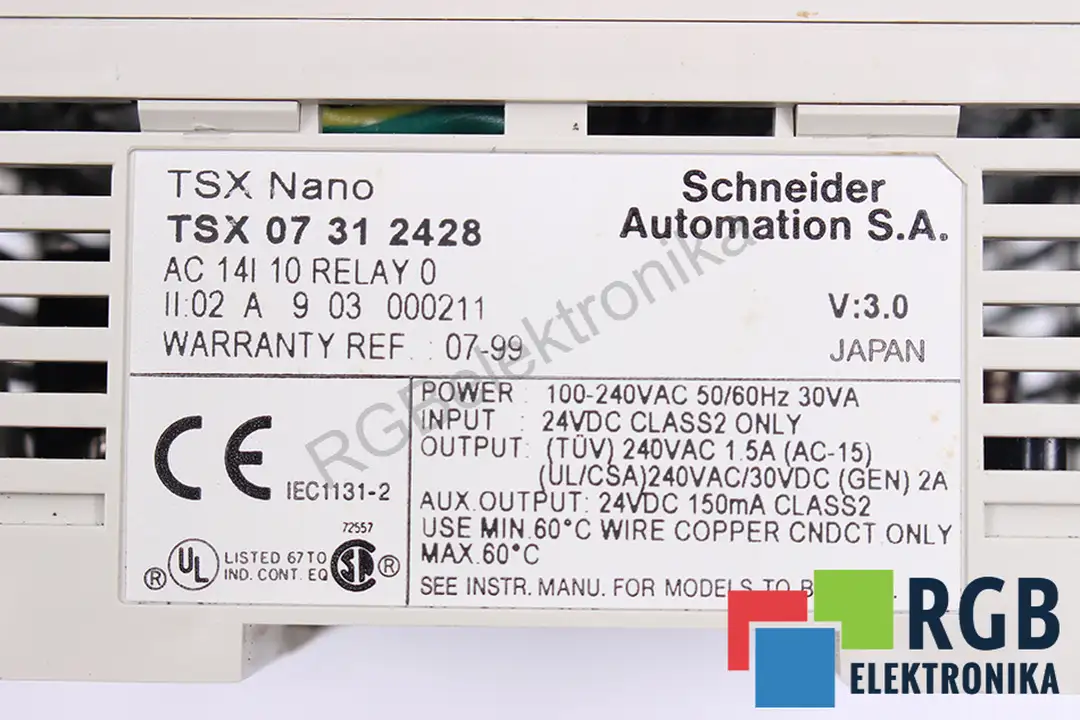 TSX 07 31 2428 SCHNEIDER ELECTRIC