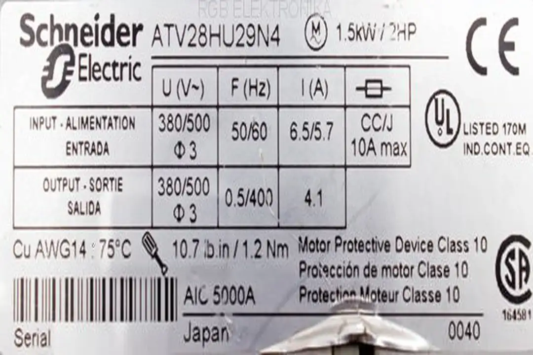 atv28hu29n4-altivar-28 SCHNEIDER ELECTRIC oprava