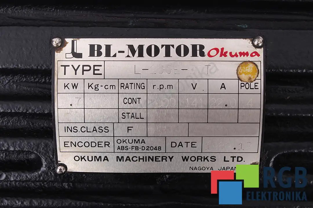 bl-180e-20t OKUMA oprava