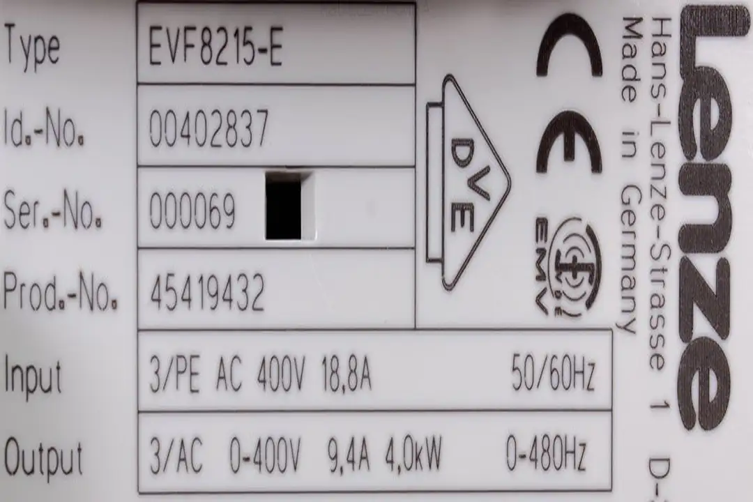 EVF8215-E LENZE