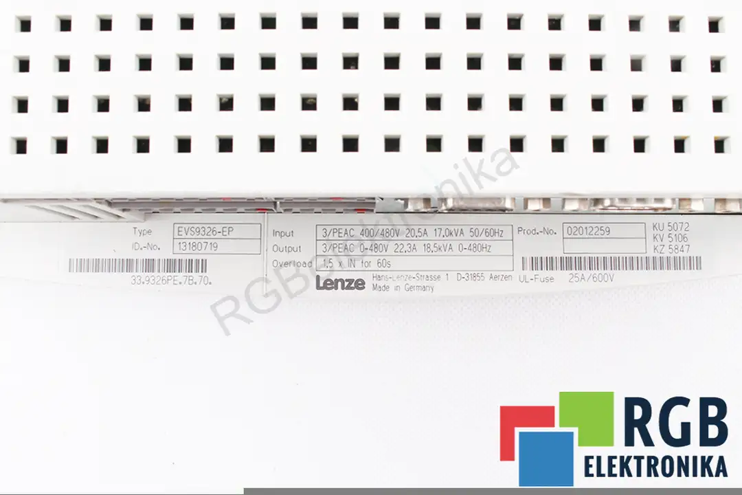 EVS9326-EP 13180719 33.9326PE.7B.70 LENZE