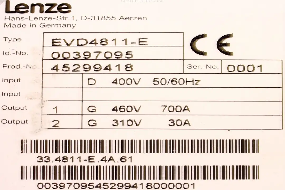 EVD4811-E LENZE