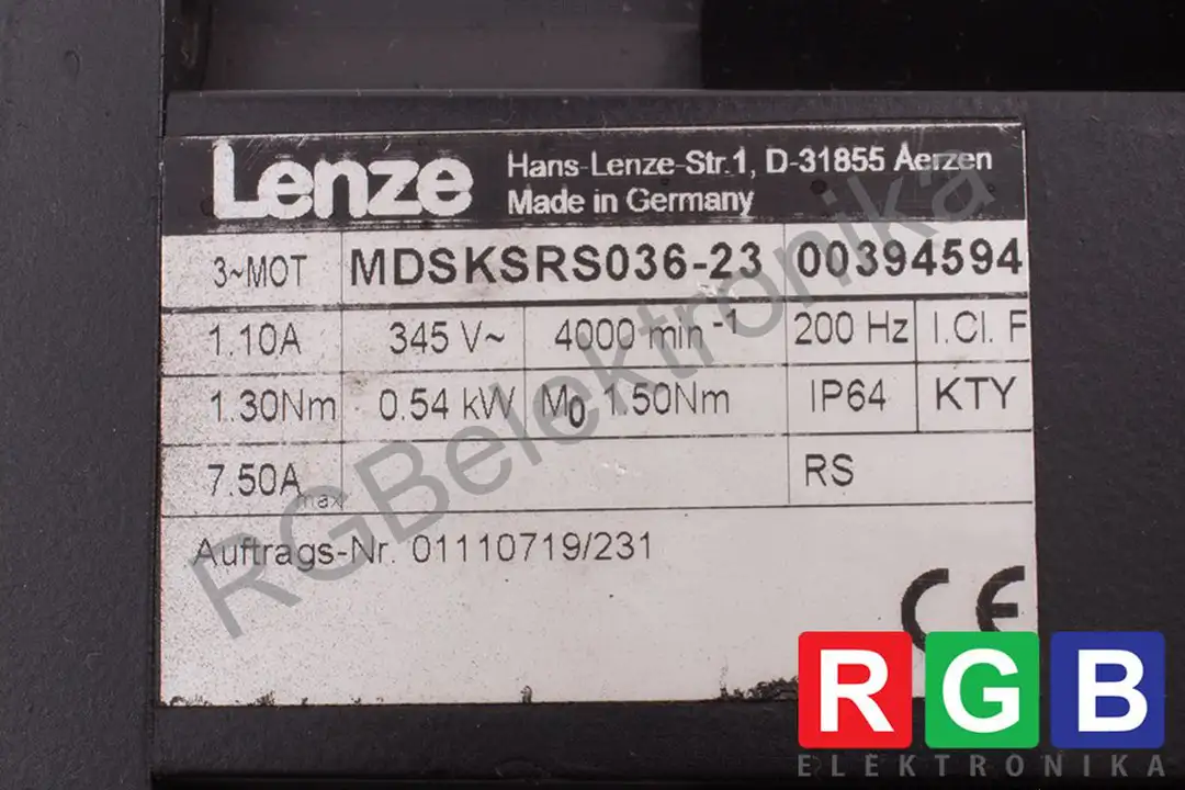 mdsksrs036-23 LENZE oprava